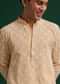 Yellow Georgette Embroidered Kurta Set