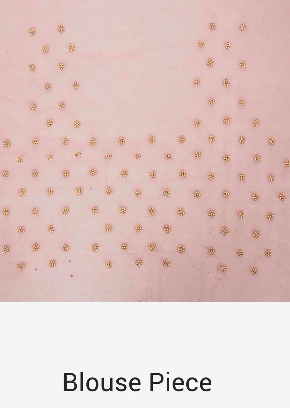 Candy pink saree in net adorn in 3D flower and cut dana jaal embroidery only on Kalki