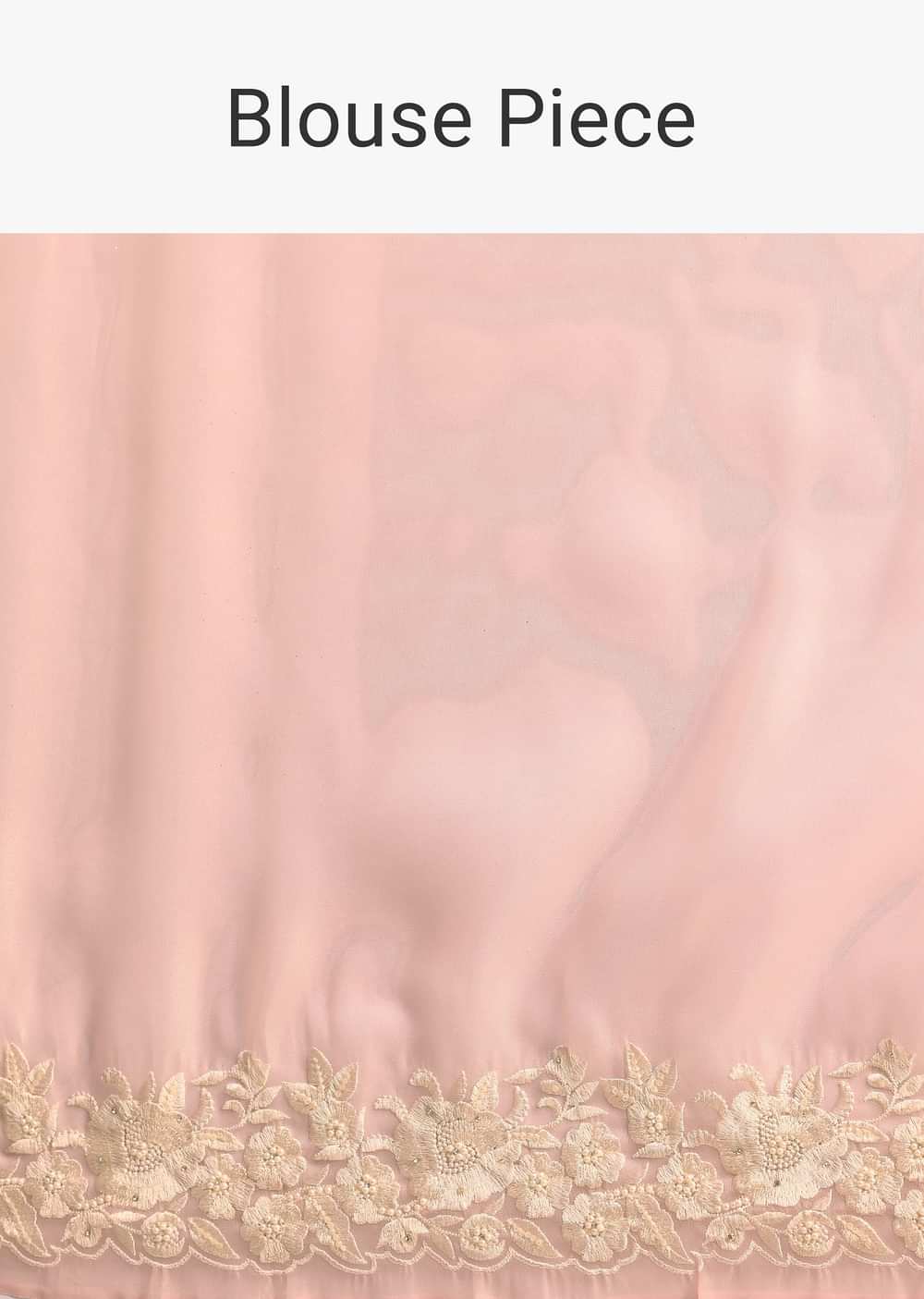 Chic Pink Saree With Resham Thread Work Border