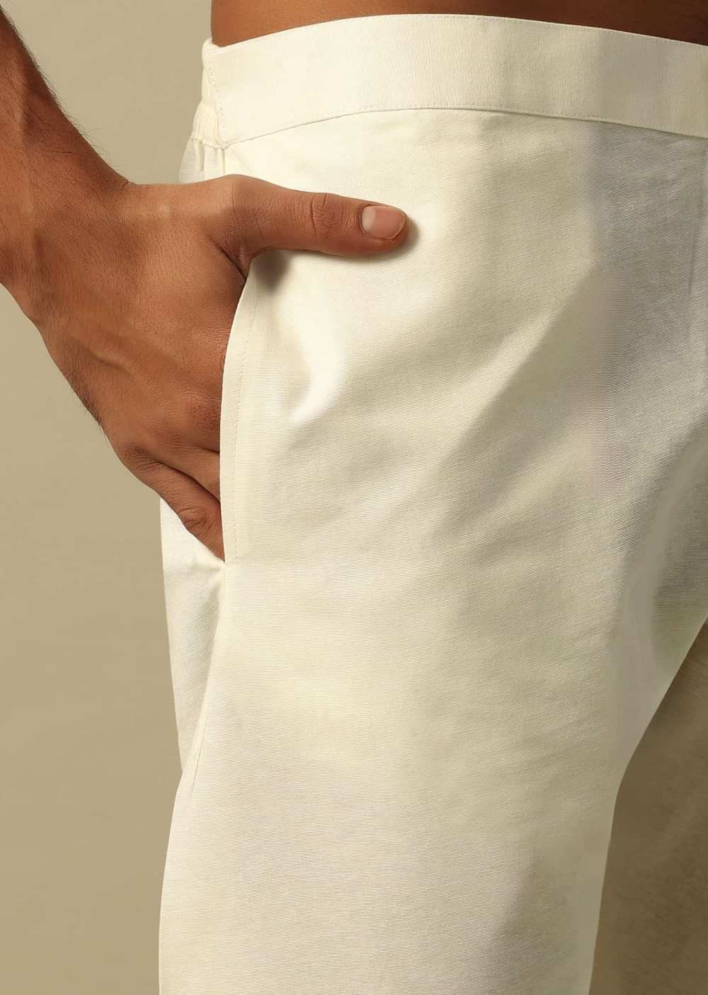 Classic Black Cotton Kurta Set For Men