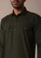 Classic Green Pathani Kurta Set For Eid