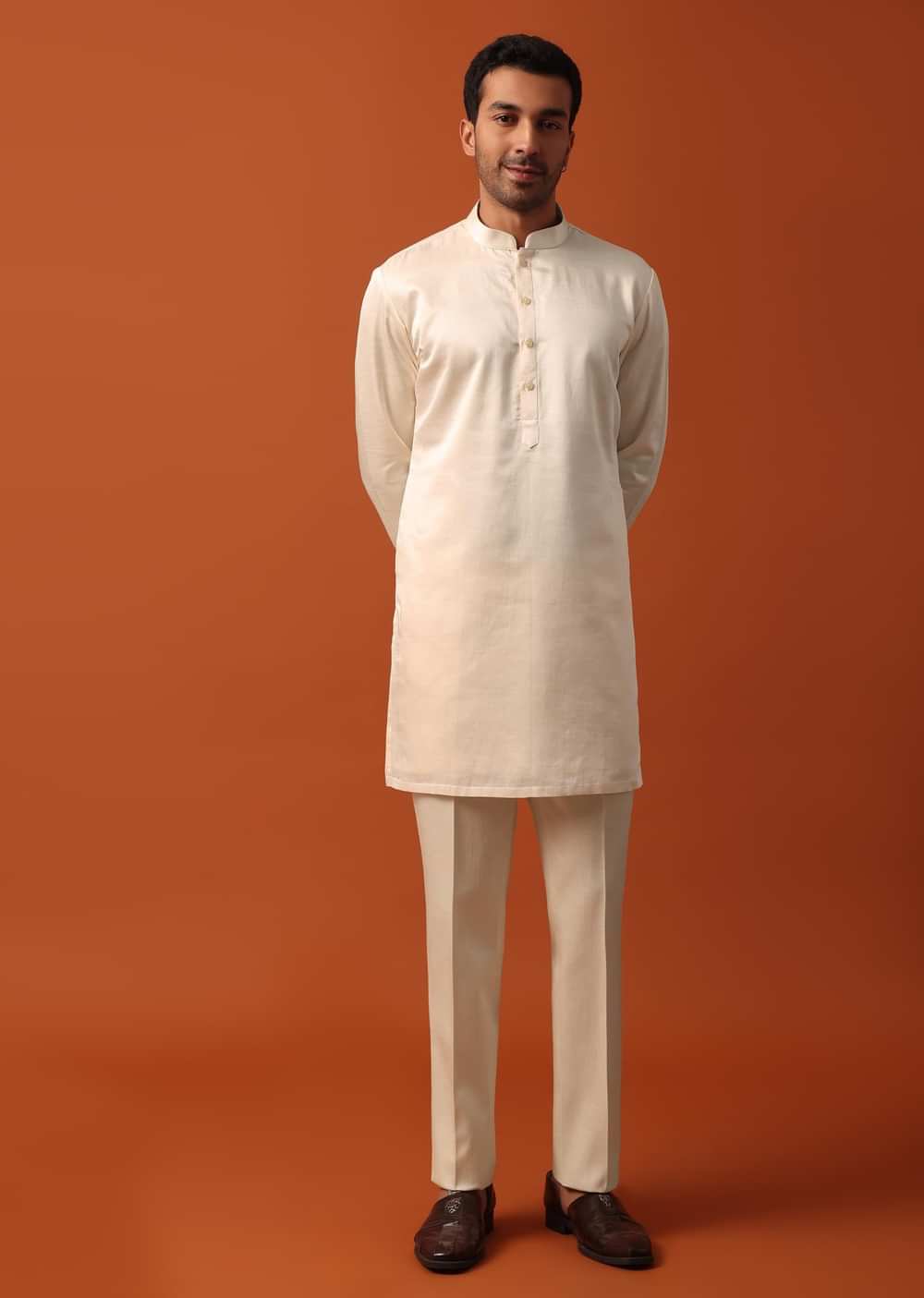 Classic White Men’s Jodhpuri Set For Wedding Elegance