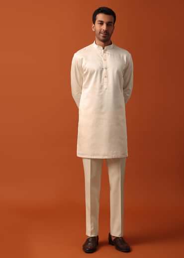 Classic White Men’s Jodhpuri Set For Wedding Elegance