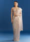 Cloud Grey Organza Tissue Saree With Embellished Border