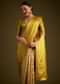 Coffee Beige Kanjivaram Silk Saree With Golden Zari Border