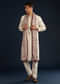 Cream Kurta Set with Kashmiri Printed Dupatta