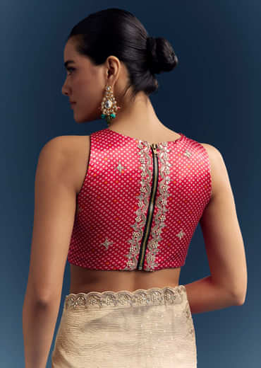 Cream Tissue Organza Saree With Intricate Hand Embroidery