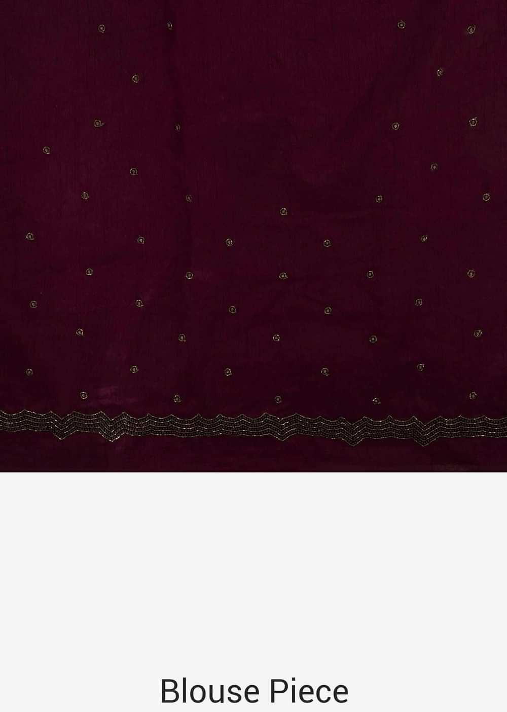 Dark brown saree in crepe with resham embroidery in floral motif only on Kalki - KALKI Fashion India