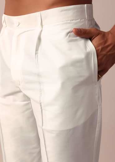 Dazzling Gold Silk Kurta Set For Men