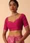 Dola Silk Festive Saree With Unstitched Blouse Fabric