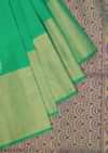 Eggshell Blue Saree In Silk Online - Kalki Fashion