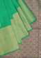 Eggshell Blue Saree In Silk Online - Kalki Fashion
