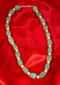 Elegant jade green marble stone necklace with white pearls only on Kalki