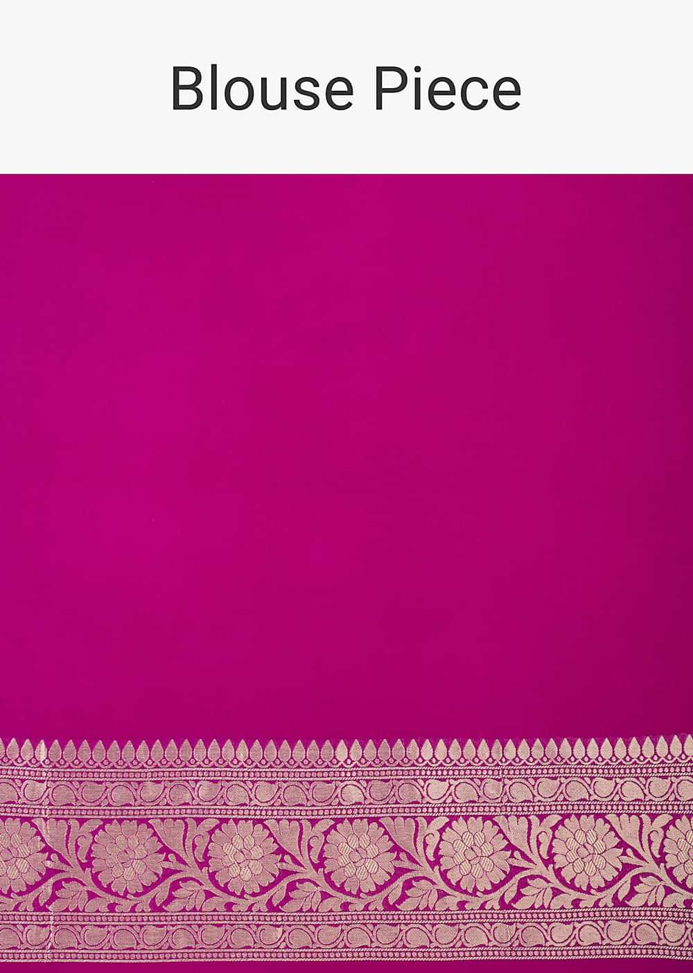 Elegant Banarasi Saree With Floral Zari Jaal Work All Over