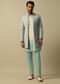 Elegant Green Ombre Indowestern For Men