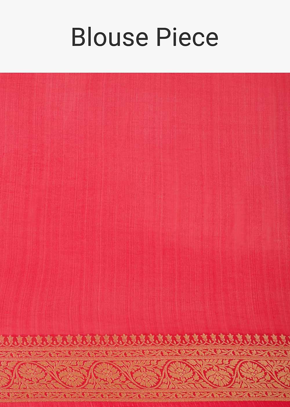 Elegant Pink Banarasi Khaddi Saree For Festive Bliss