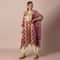 Elegant Printed Sequins Kaftaan Set