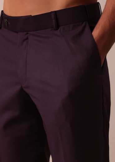 Elegant Purple Bandhgala Jodhpuri Sherwani