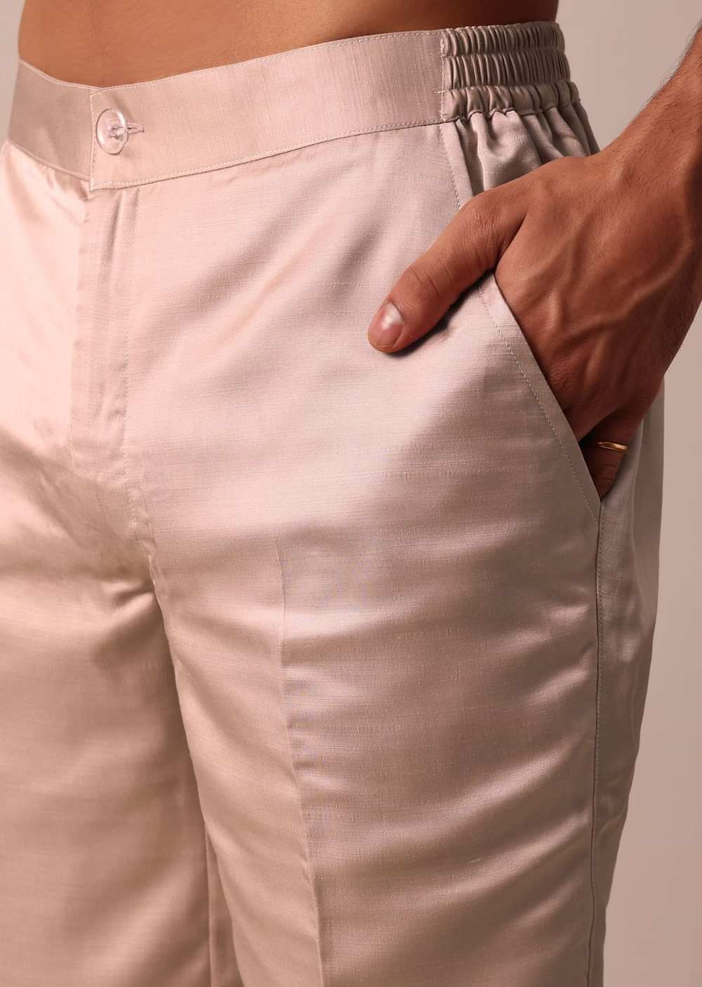 Elegant Stylish Peach Indowestern For Men