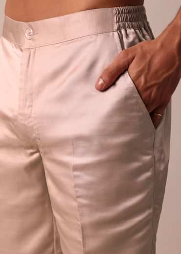 Elegant Stylish Peach Indowestern For Men
