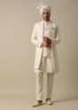 Exquisite White Sherwani Set