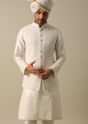 Exquisite White Sherwani Set