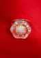 Floral shaped ring with buggle beads and diamond stone only on Kalki