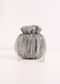 Fog Grey Sequins Potli Bag With Pearl Handle