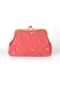 Fuchsia Pink Pouch Clutch In Silk With Brocade Checks Online - Kalki Fashion