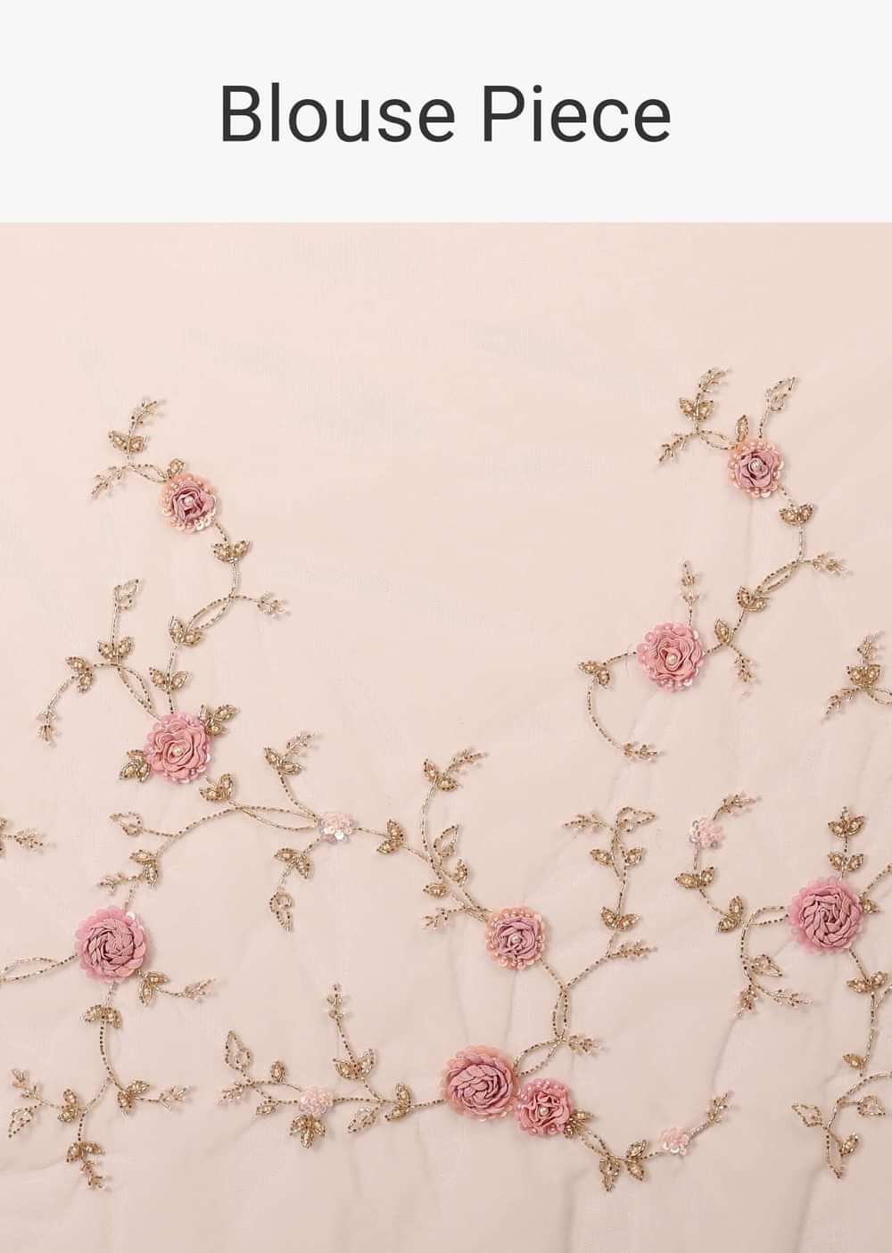 Pearl White Saree Fully Embroidered In Net Fabric