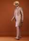 Onion Pink Silk Embroidered Sherwani Set