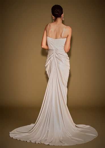 Gold Corset Embellished Gown With Sheer Drape And 3D Floral Detailing