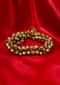 Gold plated bracelet heavily embellished  with ghungru only on Kalki