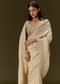 Gold Tissue Saree With Embroidered Brocade Blouse