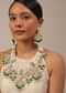 Gold Finish Kundan Polki Multicolor Choker Set With Pearls And Green Beads
