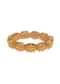 Gold Finish Temple Style Bangle With Carvings