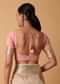 Gold Kora Silk Chanderi Saree With Resham Work Butti And Unstitched Blouse Piece