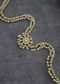 Gold Plated Kundan Waist Belt In Silver Alloy