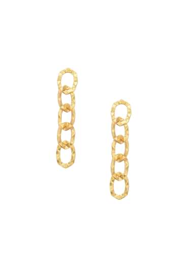 Gold Plated Link Style Chain Danglers