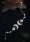 Gold Plated Silver Alloy Kundan Half Moon Bracelet With Pearls