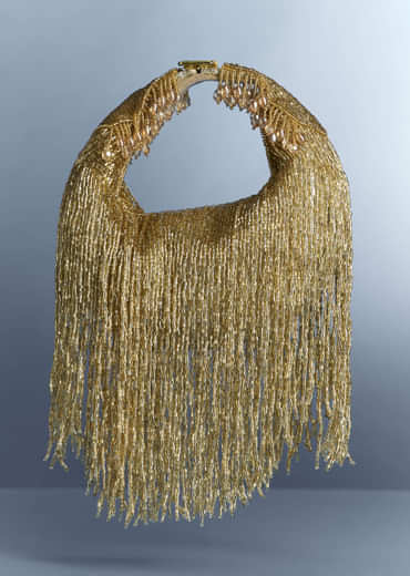 Gold Potli With Tassel Detailing