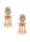 Gold Tone Temple Long Necklace Set With Meenakari And Pearls