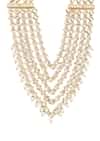 Gold Toned Multi Layered Kundan Mala