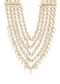 Gold Toned Multi Layered Kundan Mala