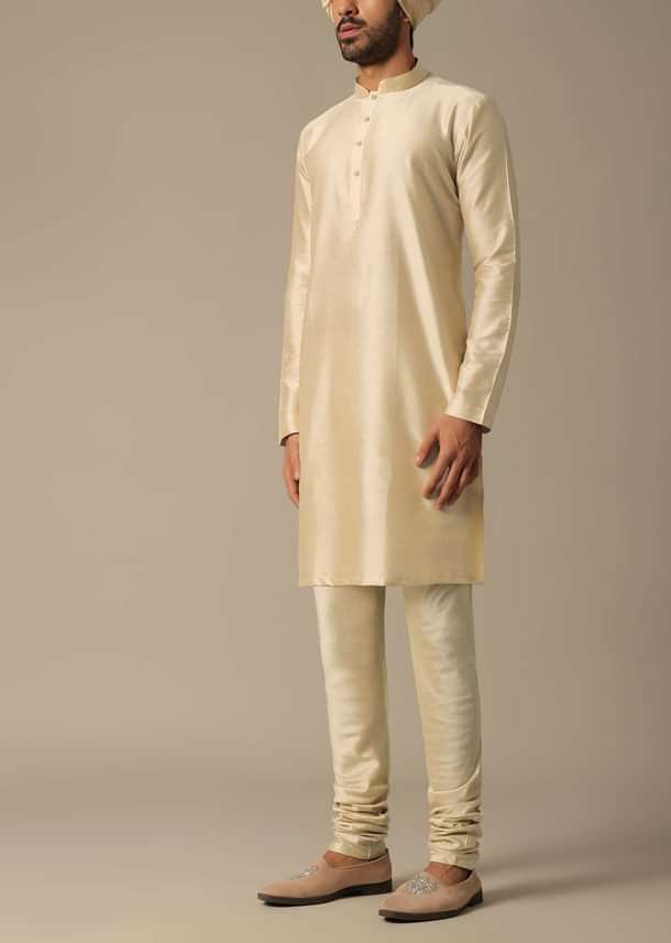 Golden Embroidery Sherwani Set