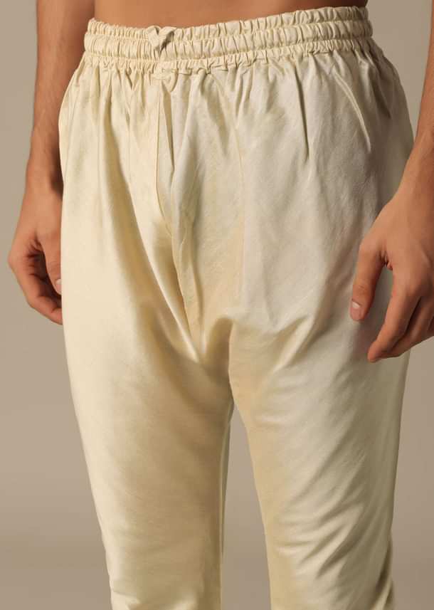 Golden Embroidery Sherwani Set