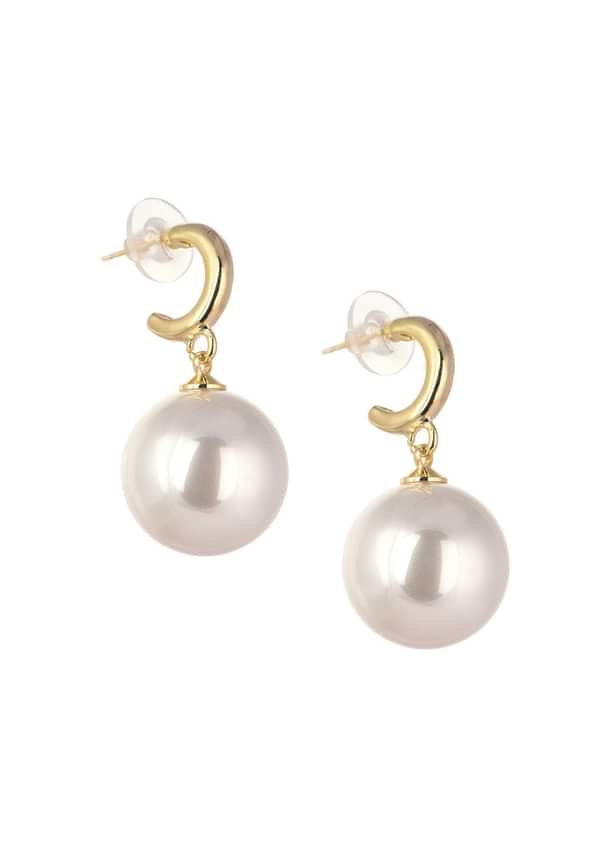 Gorgeous Mother Of Pearl Hanging Stud
