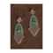 Green Ethnic Earrings With Carved Elephant Motif, Crystals And Dangling Pearls Online - Kalki Fashion