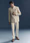 Green Jacquard Jodhpuri Suit For Men With Zardosi And Sequins Embroidery