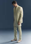 Green Matka Silk Jodhpuri Suit For Men With Hand Embroidery